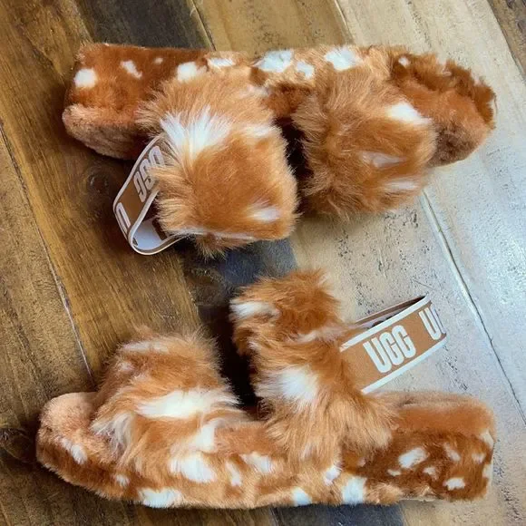 New UGG Women’s Oh Yeah Spots Slide Slipper Sandal - Picture 5 of 7